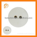 round shape white 2 hole eyelets button